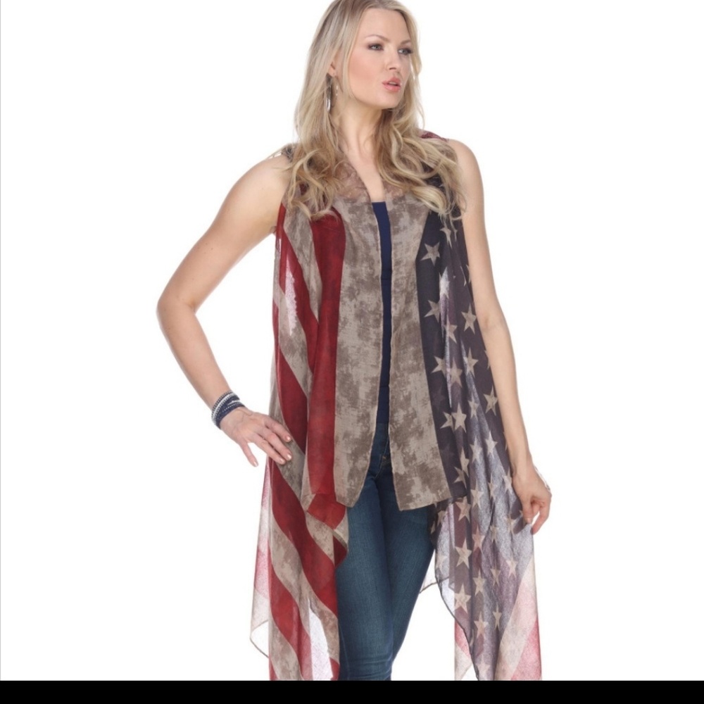 American Flag Vest
